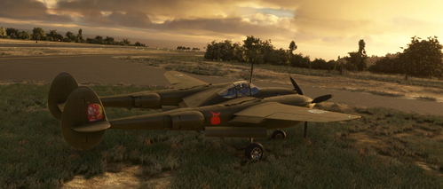 P-38L Lightning FlyingIron Red Owl