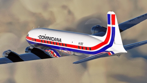 PMDG DC-6 A&B - Dominicana