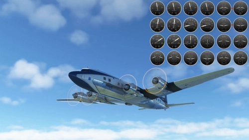 Project: Make Da Gauges (DC-6) - Gauges for the PMDG DC-6 with Axis and Ohs