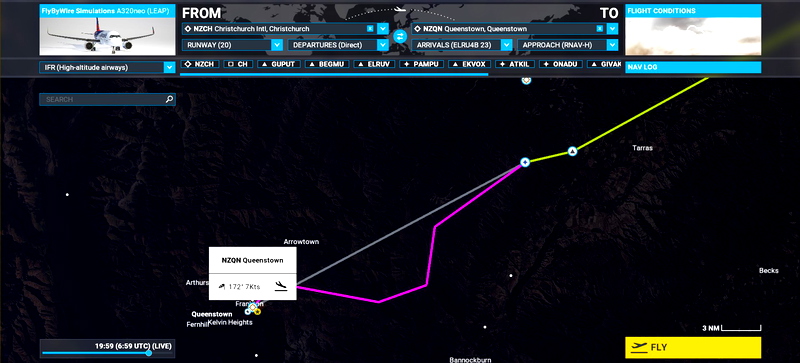 Queenstown Airport (NZQN) RNP Procedures for Microsoft Flight Simulator ...