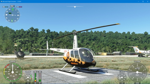 R-44  Bush Divers W-BDOP Livery 