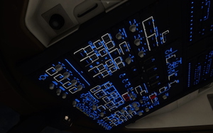 SALTY 747 SMALL FIX FOR C-17 Globemaster (Capt22 747 Cockpit Version) WITH Updated Lights & Cameras thumbnail 3