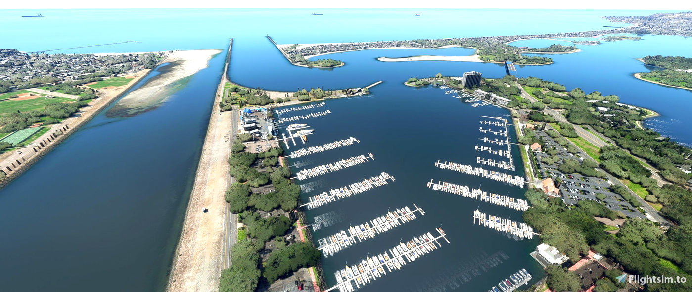 San Diego Marinas, San Diego CA USA for Microsoft Flight Simulator MSFS
