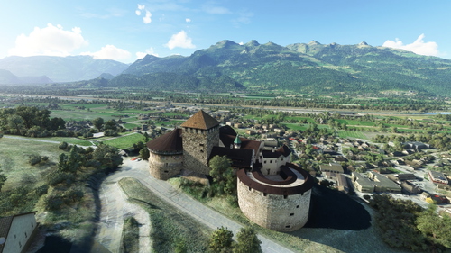 Schloss Vaduz and other landmarks for Liechtenstein