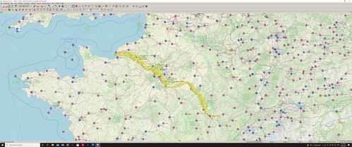 Seine flightplan from source to sea
