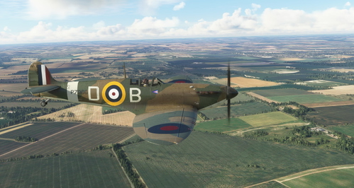 Spitfire Mk.1A D-B Douglas Bader