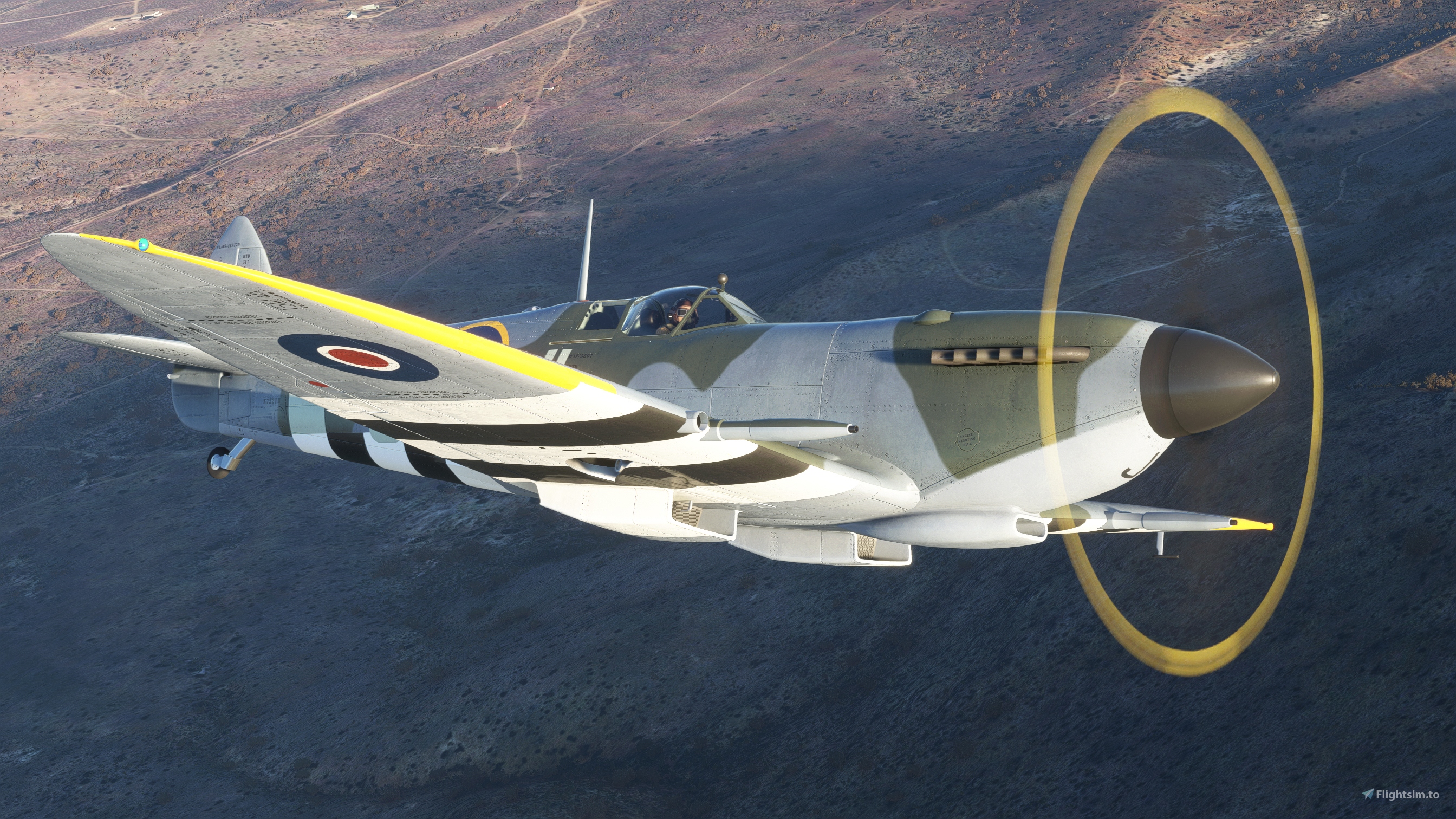 Spitfire Mk.XVI TB252 (N752TB) for Microsoft Flight Simulator | MSFS