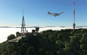 Uetliberg TV Tower and Lookout Tower Zurich/Zürich, Switzerland thumbnail 2
