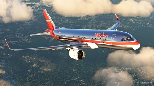 USAir (Orange) - FBW A32NX