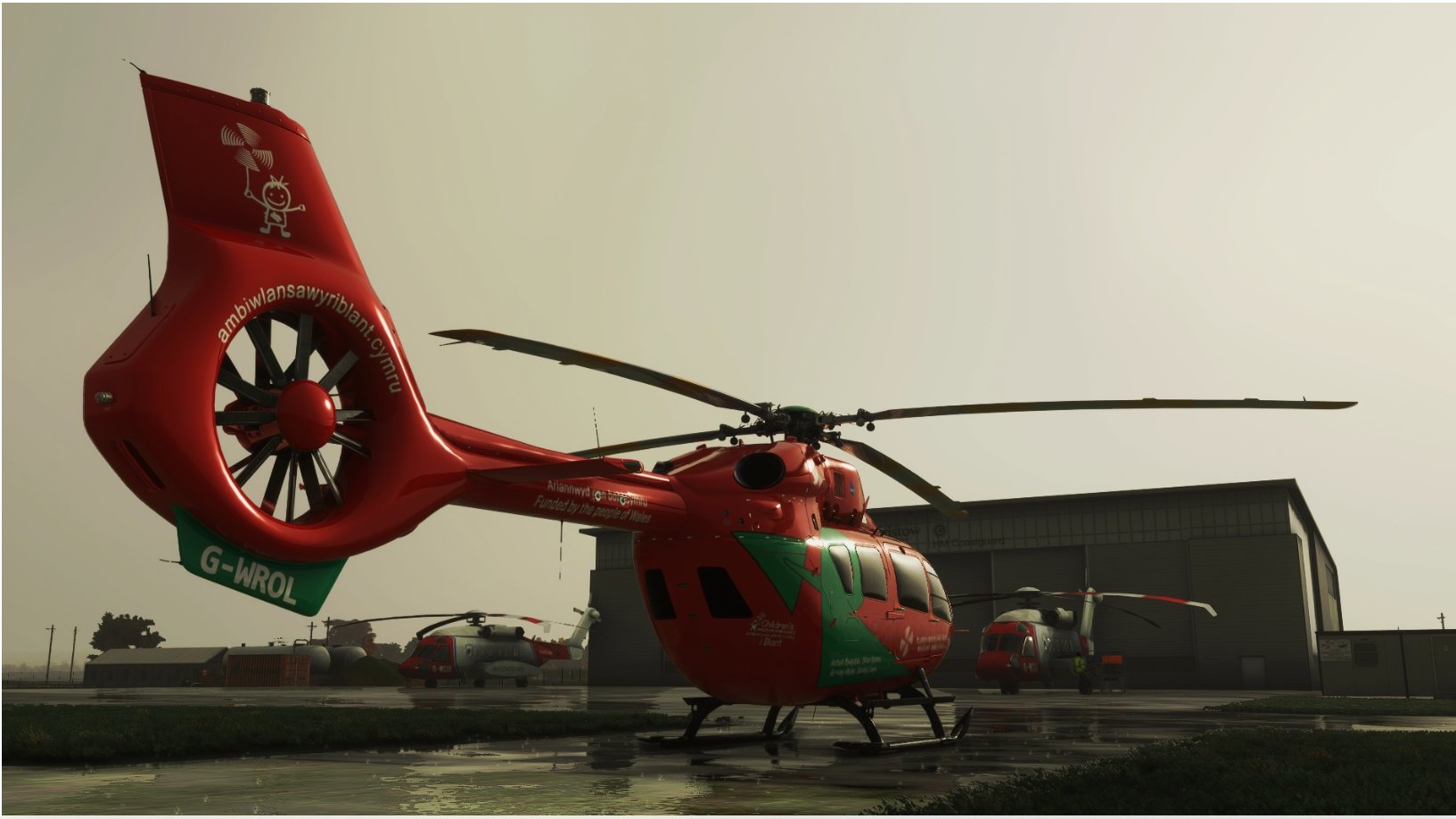Wales Air Ambulance 'G-WENU & G-WROL' Pack | Airbus H145 | 8K - Image 1