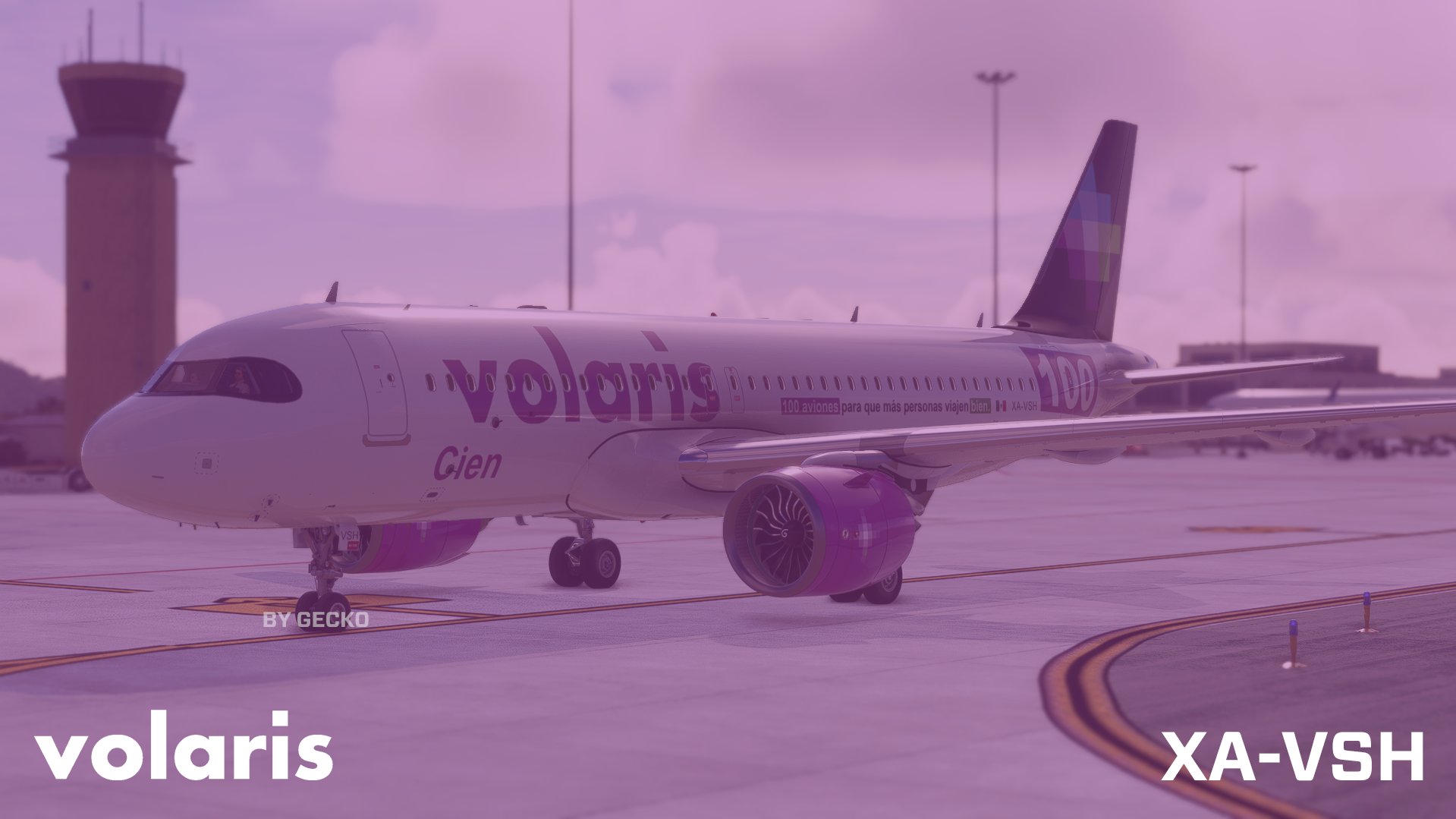 [8K] FBW A32NX Volaris "100 Aviones" XA-VSH - Image 1