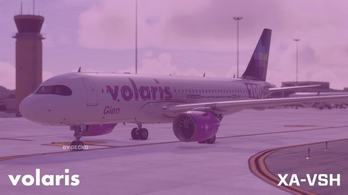 [8K] FBW A32NX Volaris "100 Aviones" XA-VSH