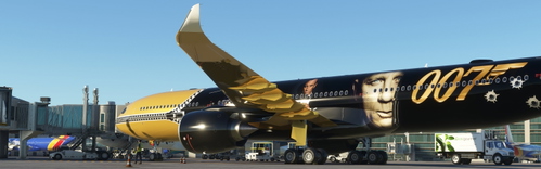 8K Headwind A330-900 neo BOND 007 Variante 2 real Gold