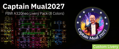 [A32NX] A320FBW Panel light is the same color with liveries
