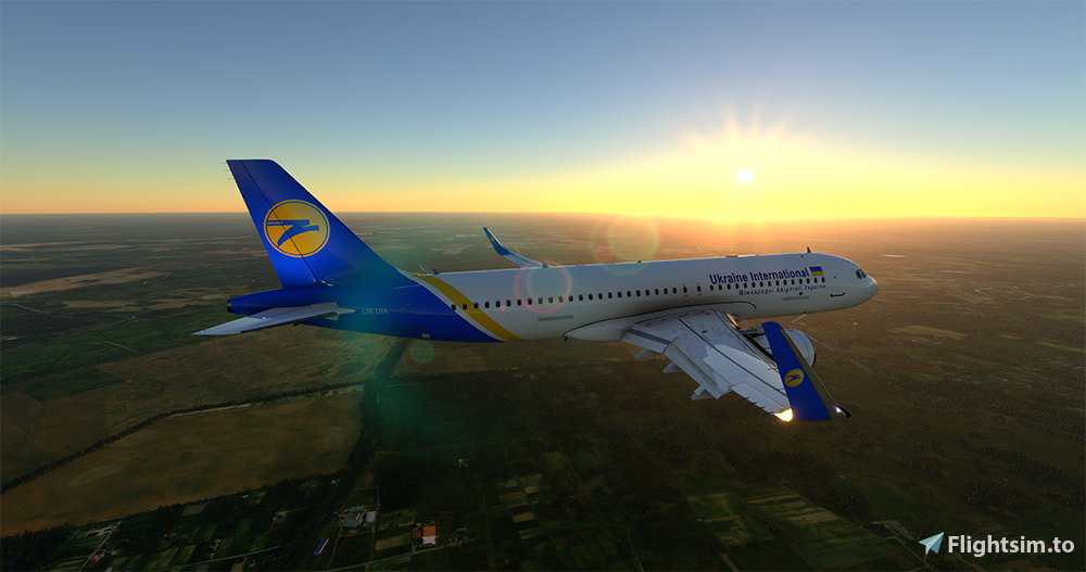 [A32NX][8K] FBW Airbus A320neo Ukraine International Airlines (UIA) - Image 1