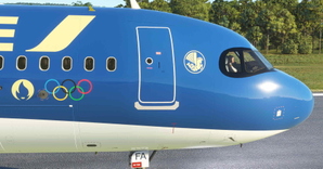 [A32NX] Air France "Olympic Games 2024 / Jeux Olympiques 2024" concept thumbnail 4