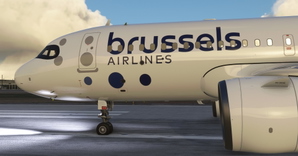 [A32NX] Brussels Airlines "2021 livery" thumbnail 3