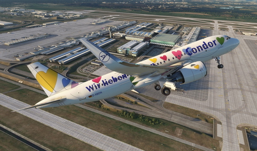 [A32NX] Condor "Willi - Wir lieben Fliegen" | D-ABON [Fictional]