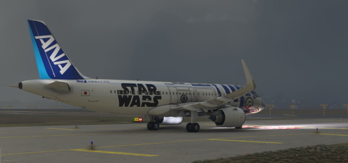 A32NX FBW ANA STAR WARS R2D2 LIVERY