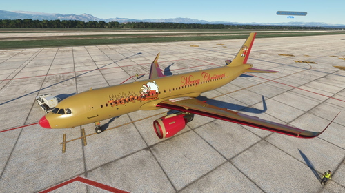 [A32NX] FlyByWire A320neo Christmas