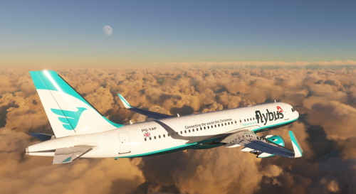 [A32NX] FlyByWire | Airbus A320neo FlyBus Christmas livery in 8k