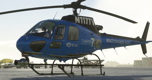 Abc 7 News | N117TV | RotorSimPilot H125 | 8K Resolution