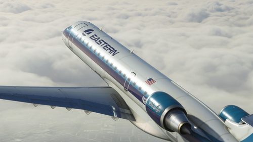 Aerosoft Bombardier CRJ-700 Eastern Air Lines White Top[Fictional] 