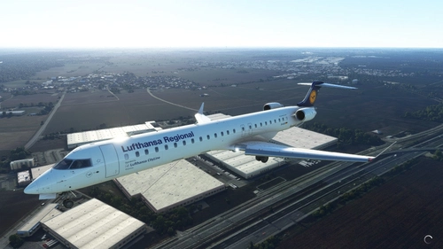 Aerosoft Crj 900 Lufthansa Old livery 4K