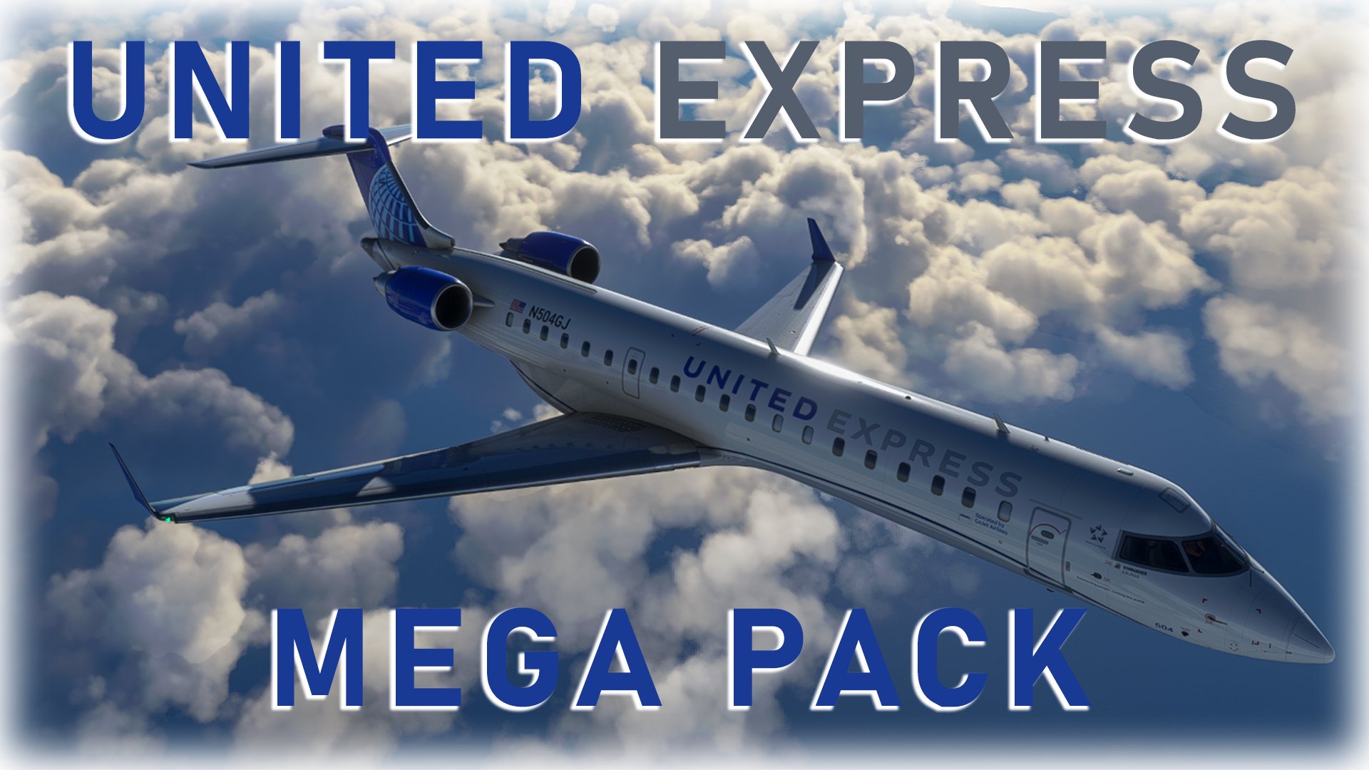 Aerosoft CRJ550 - United Airlines MEGA PACK - Image 1