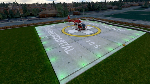 Aintree Hospital Air Ambulance Helipad