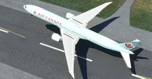 Air Canada "2005 livery" "Ice Blue" CaptainSim 777-300ER thumbnail 7