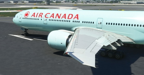Air Canada "2005 livery" "Ice Blue" CaptainSim 777-300ER thumbnail 3