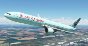 Air Canada "2005 livery" "Ice Blue" CaptainSim 777-300ER thumbnail 10