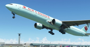 Air Canada "2005 livery" "Ice Blue" CaptainSim 777-300ER thumbnail 8