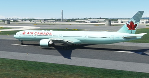 Air Canada "2005 livery" "Ice Blue" CaptainSim 777-300ER thumbnail 2