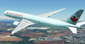 Air Canada "2005 livery" "Ice Blue" CaptainSim 777-300ER thumbnail 9