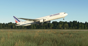 Air France "1990 livery" CaptainSim 767-400ER thumbnail 4