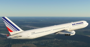 Air France "1990 livery" CaptainSim 767-400ER thumbnail 5