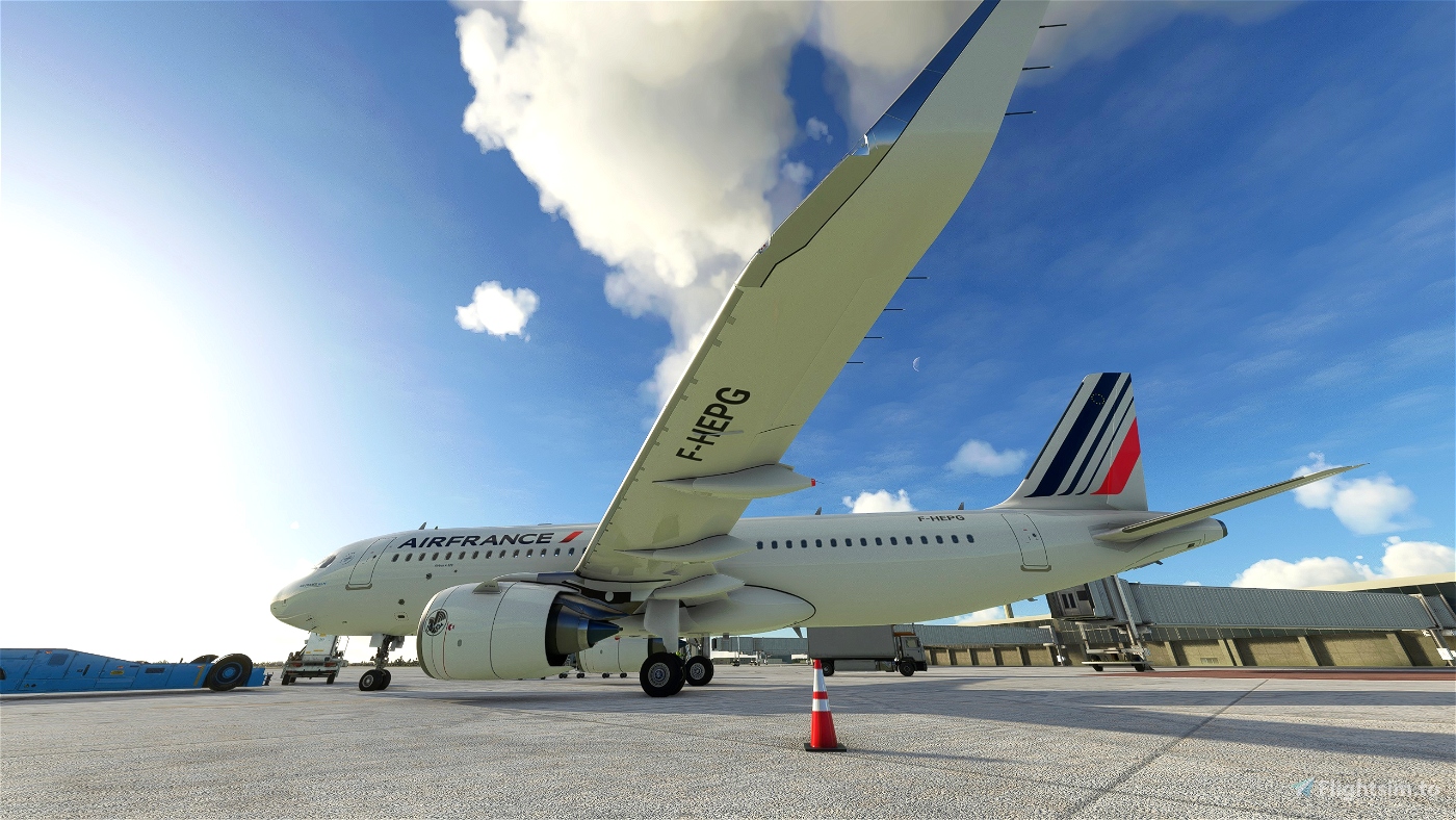 AIR FRANCE MESH LIVERY FOR  FLYBYWIRE A32NX Microsoft Flight Simulator