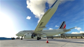 AIR FRANCE MESH LIVERY FOR  FLYBYWIRE A32NX Microsoft Flight Simulator
