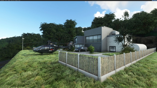 Airport MB02 Designhaus bei Spay am Rhein (Heli only)
