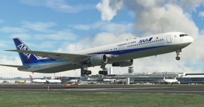 All Nippon Airways / ANA "2010 livery" CaptainSim 767-400ER thumbnail 10