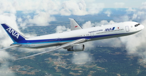 All Nippon Airways / ANA "2010 livery" CaptainSim 767-400ER thumbnail 17