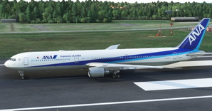 All Nippon Airways / ANA "2010 livery" CaptainSim 767-400ER thumbnail 3