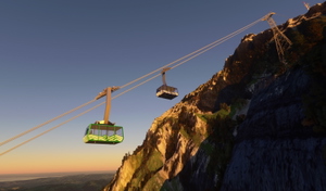 Animated Cable Car 'Saentis' Switzerland thumbnail 6