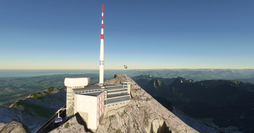 Animated Cable Car 'Saentis' Switzerland