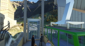 Animated Cable Car 'Saentis' Switzerland thumbnail 2