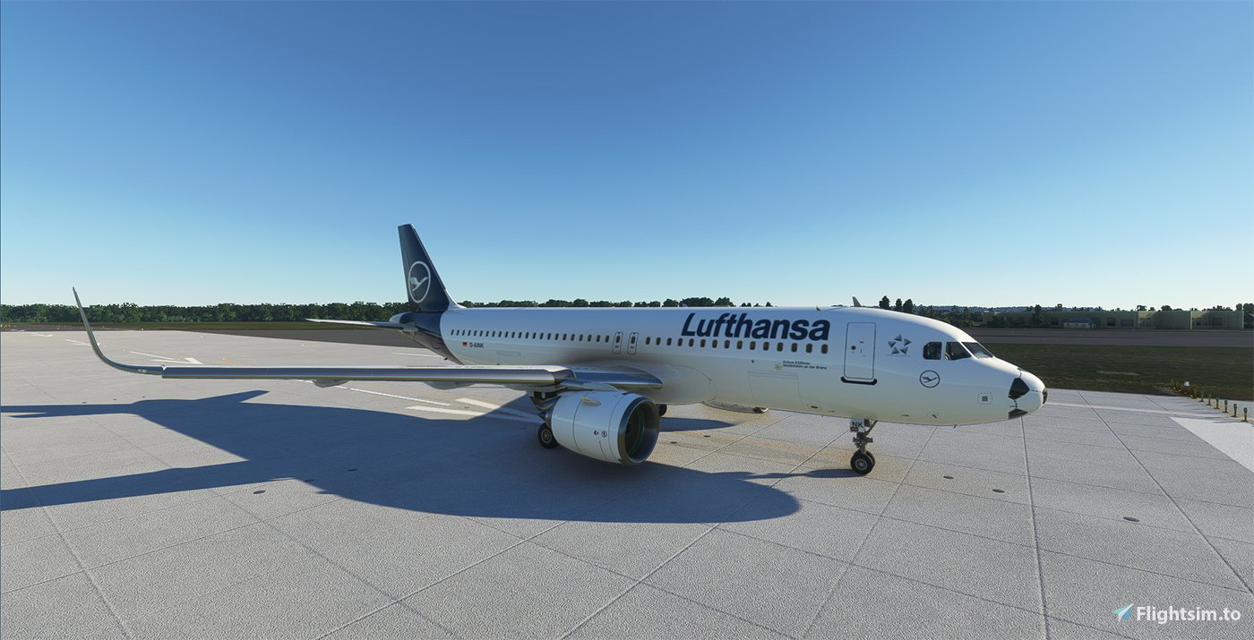 [Asobo] Airbus A320neo - Lufthansa - Fußball Nase (Soccer Nose) Mini-Pack - Image 1
