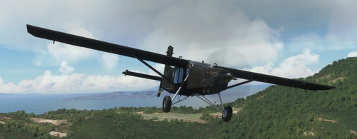 Asobo Pilatus PC-6 Porter Transportes Coyote in Matte Finish