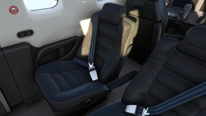 Asobo TBM 930 - Alcantara Seats with orange or blue stitches thumbnail 4